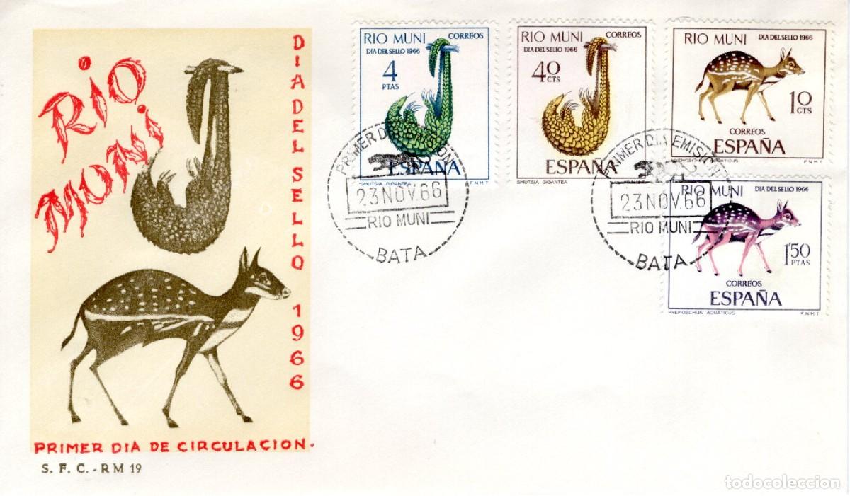 Timbres: Sellos DEPENDENCIAS ESPA&Ntilde;OLAS SPD RIO MUNI