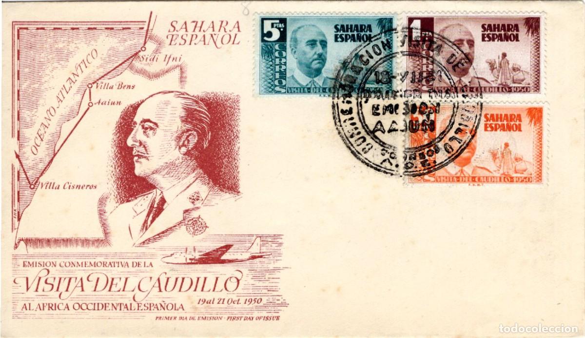 Stamps: Sellos DEPENDENCIAS ESPA&Ntilde;OLAS SPD SAHARA a&ntilde;o 1951 no circulado