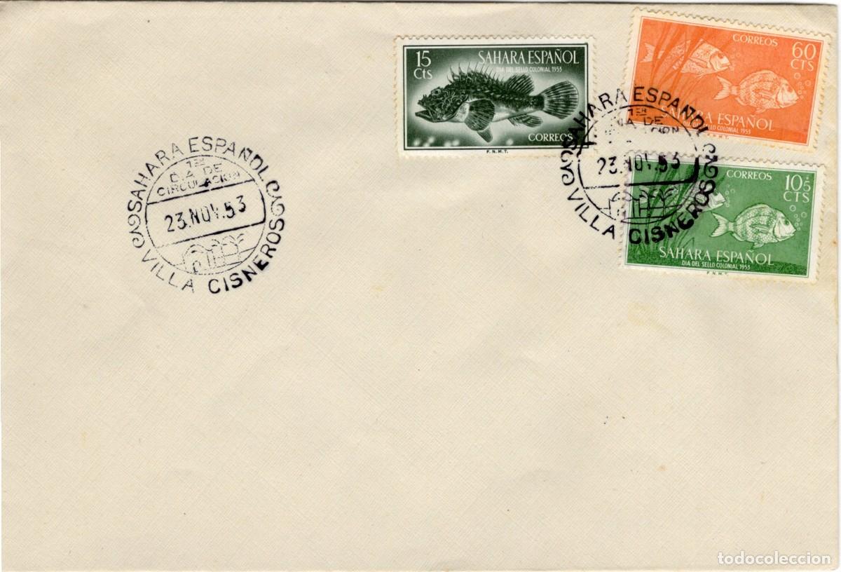 Stamps: Sellos DEPENDENCIAS ESPA&Ntilde;OLAS SPD SAHARA a&ntilde;o 1953 no circulado