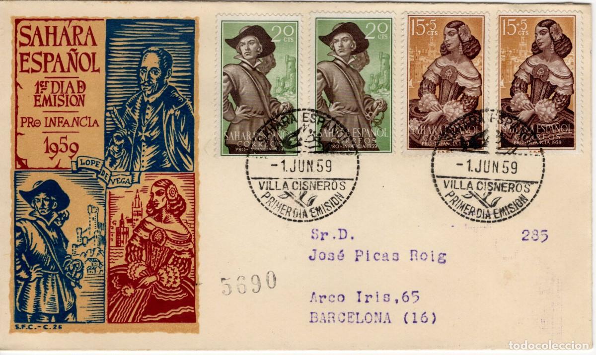 Stamps: Sellos DEPENDENCIAS ESPA&Ntilde;OLAS SPD SAHARA