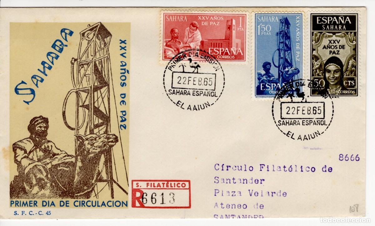 Stamps: Sellos DEPENDENCIAS ESPA&Ntilde;OLAS SPD SAHARA