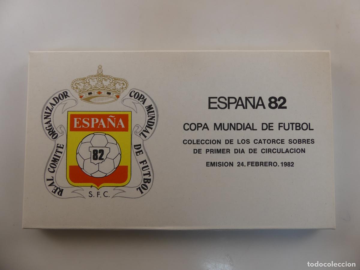 Briefmarken: ESPA&Ntilde;A 82 COPA MUNDIAL DE FUTBOL COLECCION DE 14 SOBRES DE PRIMER DIA DE CIRCULACION --REF: T8