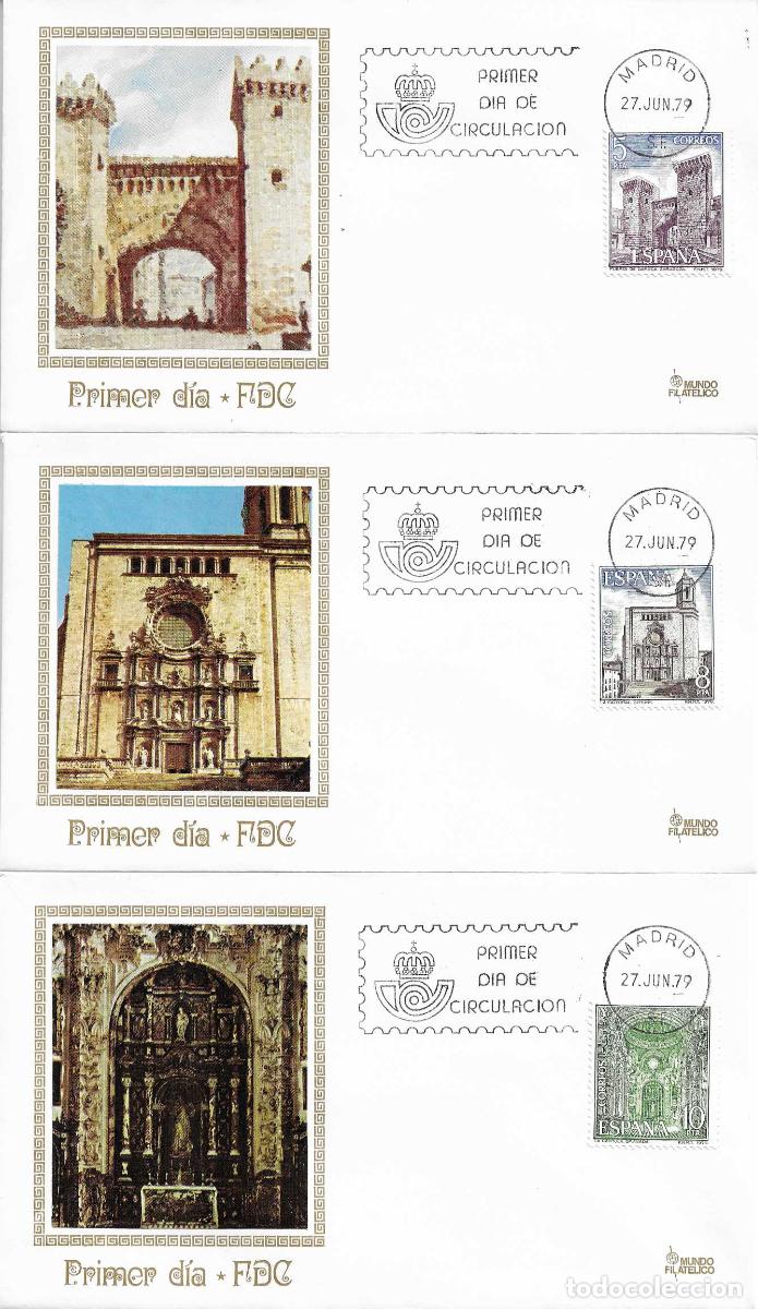 Sellos: PAISAJES Y MONUMENTOS 1979 (EDIFIL 2527/30) EN CUATRO SPD DE MUNDO FILATELICO MADRID RARO ASI