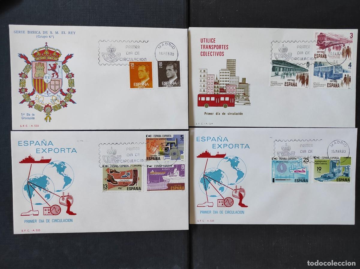 Selos: Sellos Espa&ntilde;a a&ntilde;o 1980 COMPLETO en SPD (sin 2591)