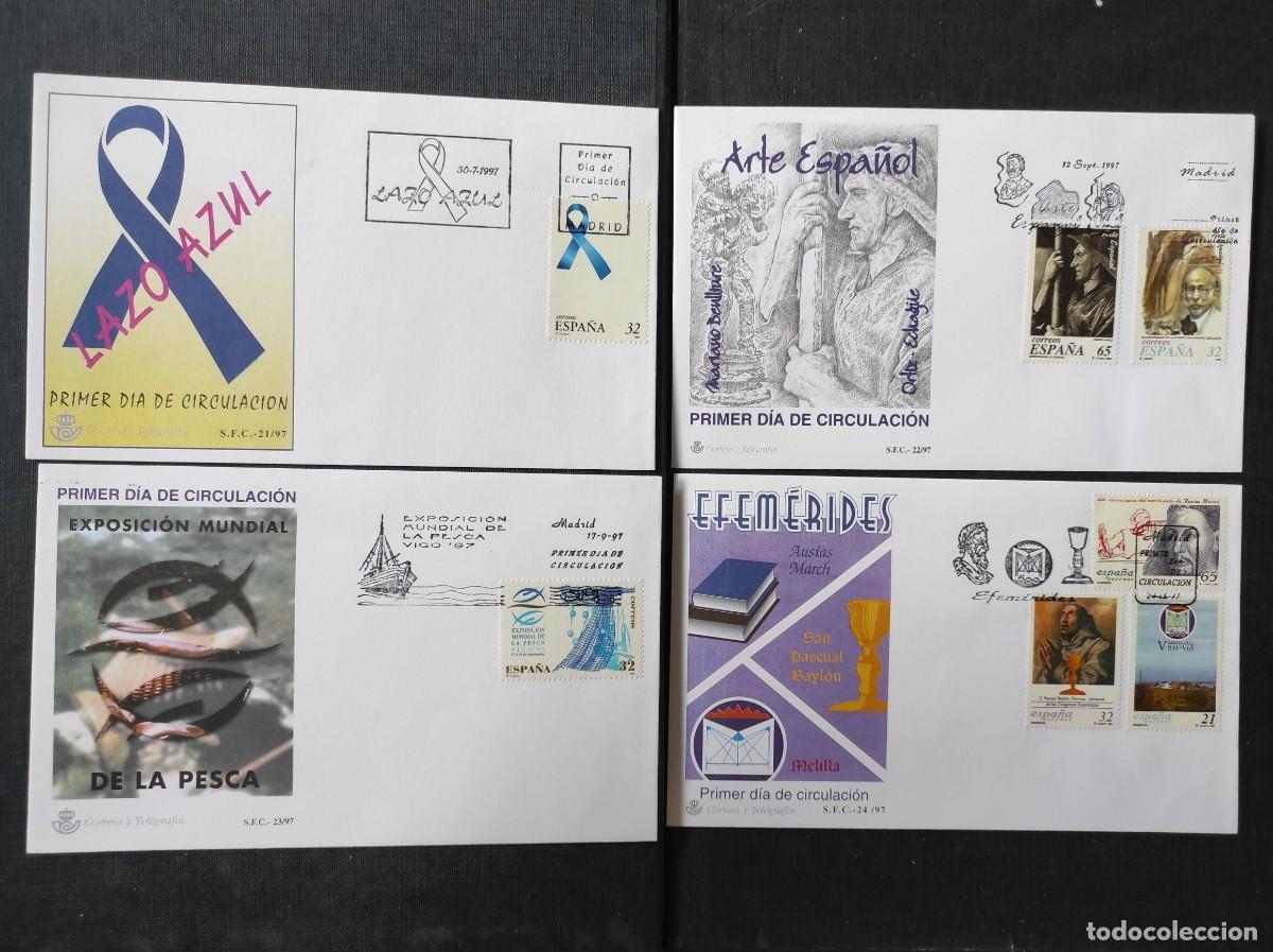 Sellos: Sellos Espa&ntilde;a a&ntilde;o 1997 COMPLETO en SPD - Foto 4