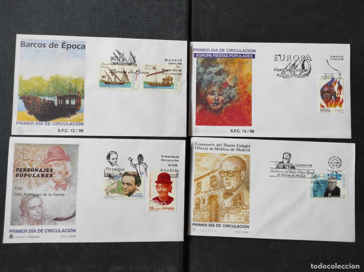 Sellos: Sellos Espa&ntilde;a a&ntilde;o 1998 COMPLETO en SPD - Foto 5