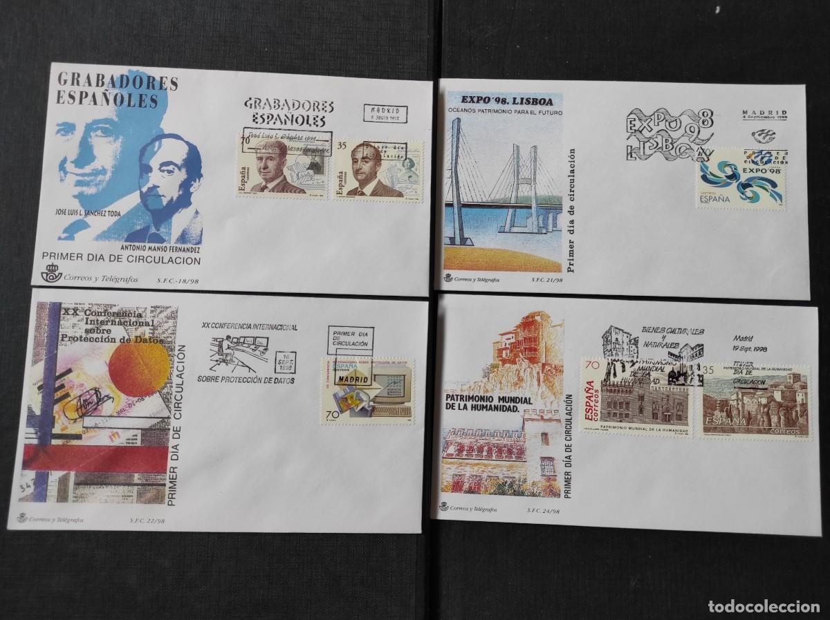 Sellos: Sellos Espa&ntilde;a a&ntilde;o 1998 COMPLETO en SPD - Foto 7