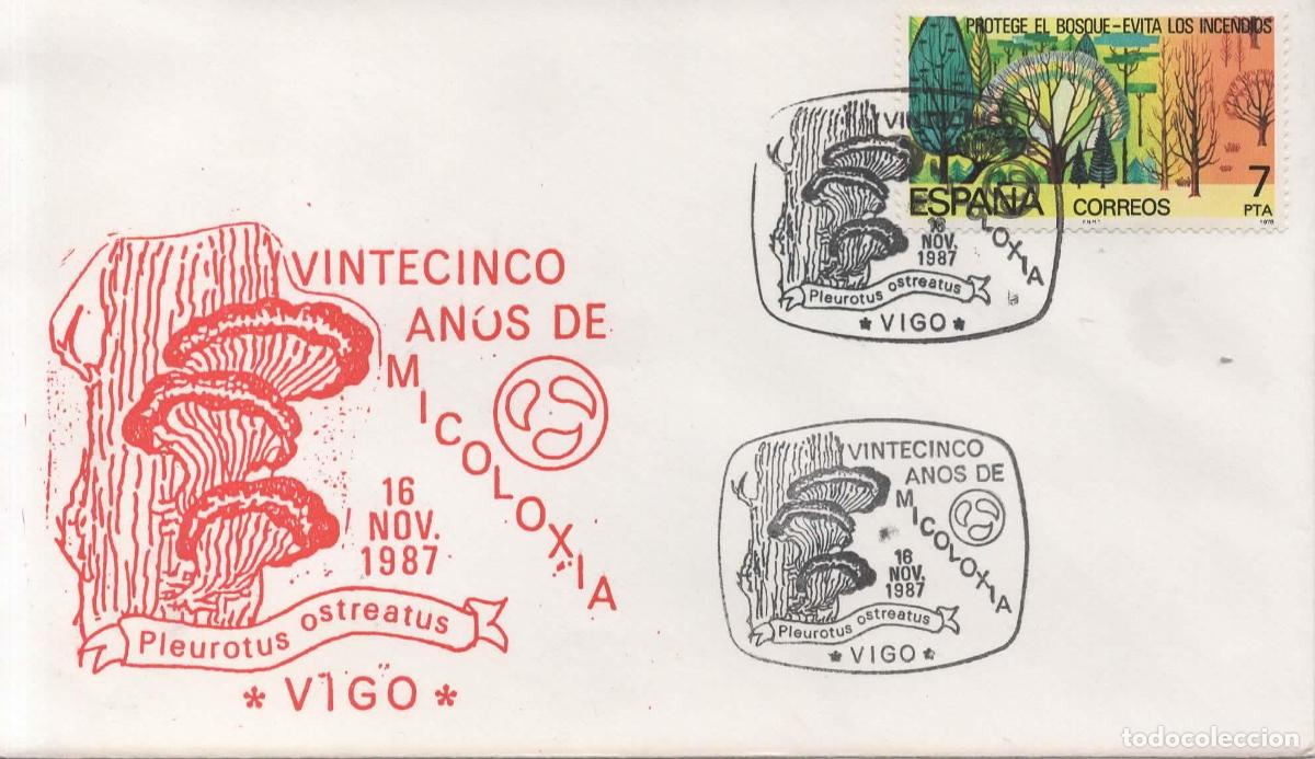 Sellos: VIGO 1987 MICOLOGIA SETA HONGO MUSHROOM