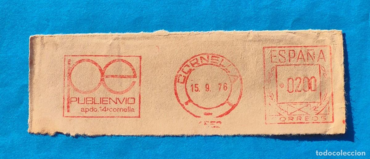 Sellos: FRANQUEO MEC&Aacute;NICO N&ordm; 4552&ndash; PUBLIENVIO &ndash; CORNELL&Agrave; 1976 - fragmento