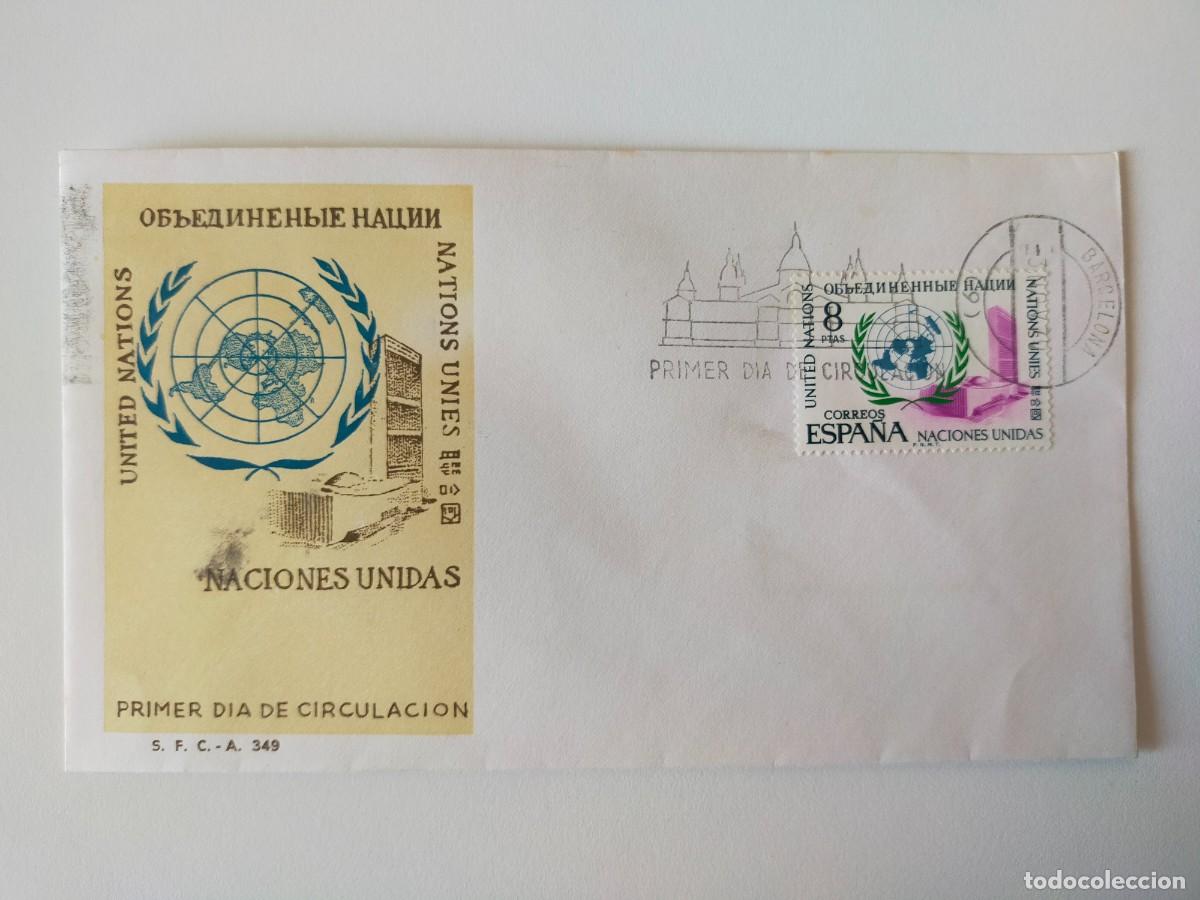 Sellos: Sobre Primer d&iacute;a de Circulaci&oacute;n: Naciones Unidas 1970