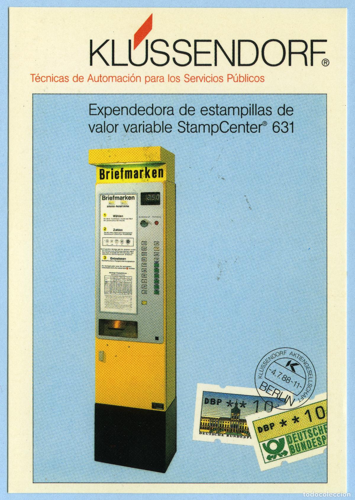 Sellos: ESPA&Ntilde;A 1992 &middot; ATM KL&Uuml;SSENDORF &middot; GRANADA '92, TARJETA MATASELLO ESPECIAL 24.04.1992 PRIMER DIA #G0059