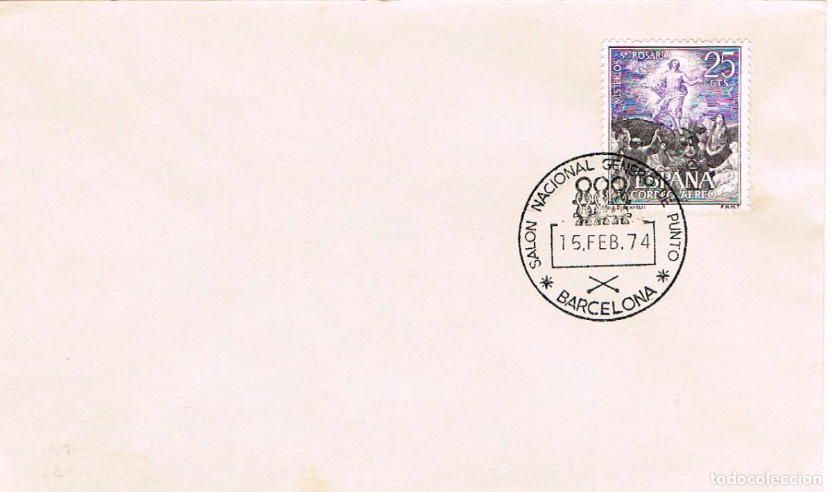 Sellos: A&Ntilde;O 1974, BARCELONA, salon nacional del genero de punto
