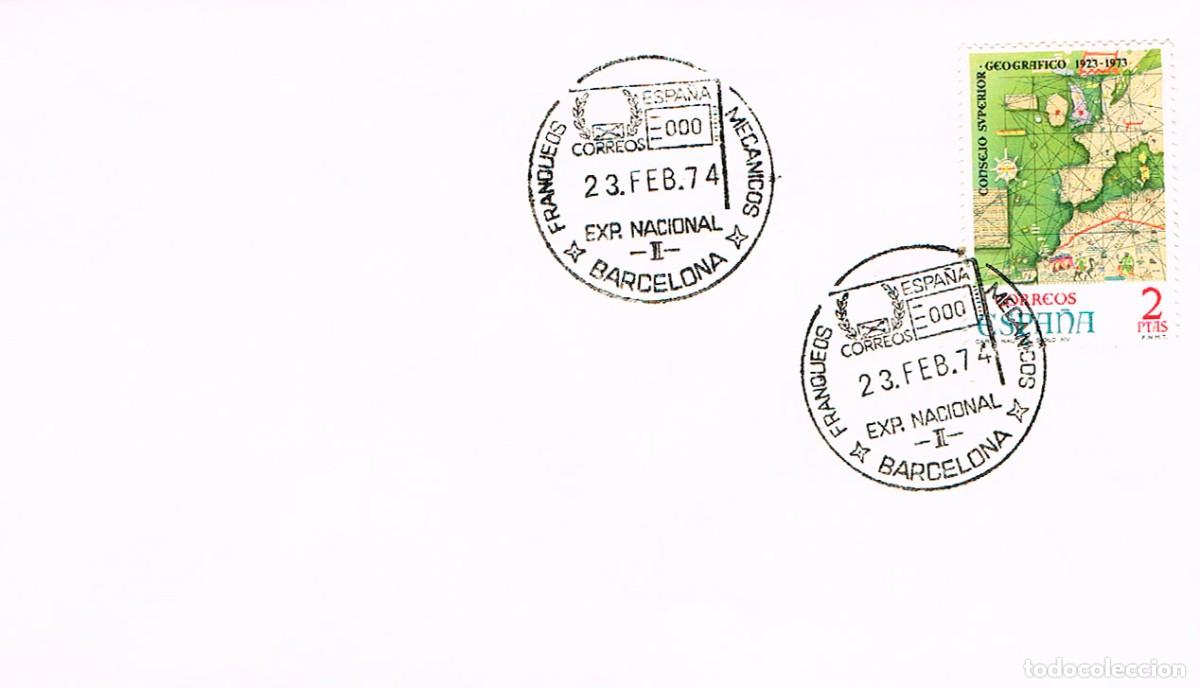 Sellos: A&Ntilde;O 1974, BARCELONA, EXPOSICION NACIONAL DE FRANQUEOS MECANICOS