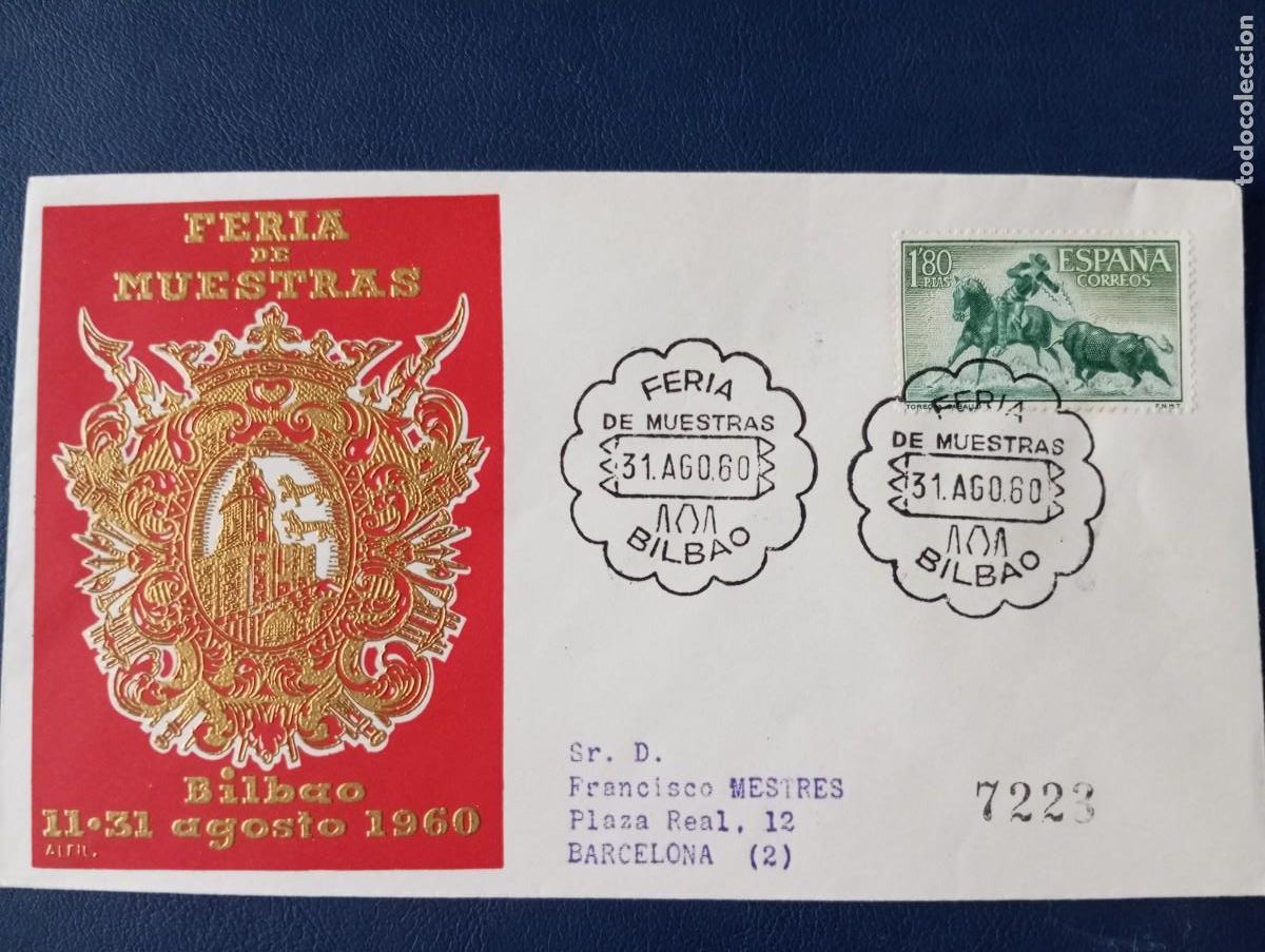 Sellos: ESPA&Ntilde;A 1960, FERIA DE MUESTRAS DE BILBAO