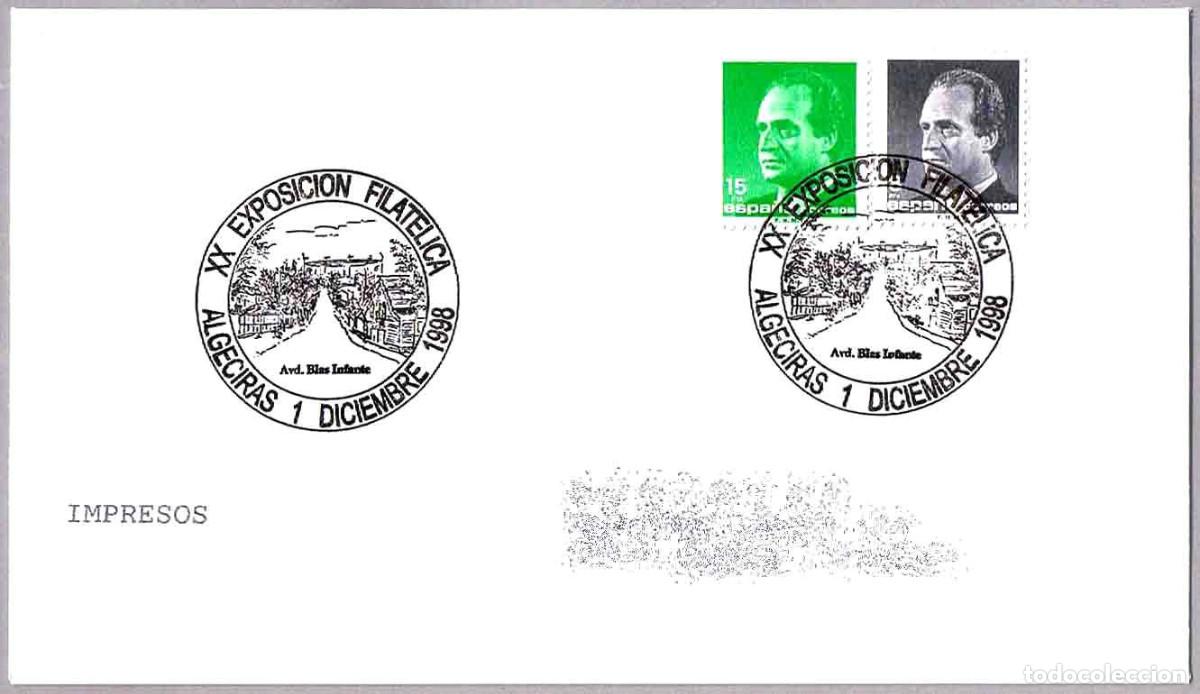 Sellos: Matasellos XX EXP. FIL. AVDA BLAS INFANTE. Algeciras, Cadiz, Andalucia, 1998