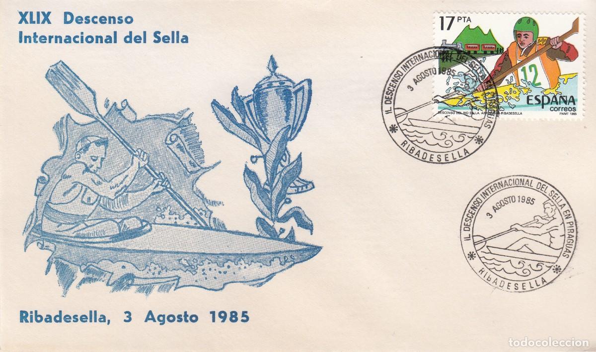 Sellos: MATASELLOS ASTURIAS - DESCENSO INTERNACIONAL DEL SELLA- RIBADESELLA - 1985