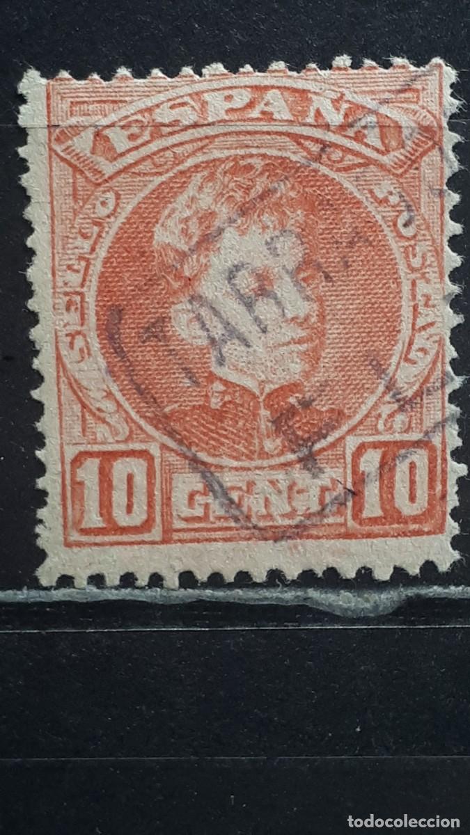 Sellos: ESPA&Ntilde;A. MATASELLOS DE CARTERIA RURAL. FLIX. TARRAGONA. A&Ntilde;O 1901. EDIFIL 243.
