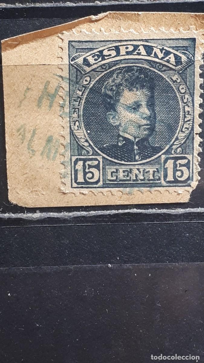 Stamps: ESPA&Ntilde;A. MATASELLOS DE CARTERIA RURAL ALMONASTER- HUELVA. A&Ntilde;O 1901. EDIFIL 244