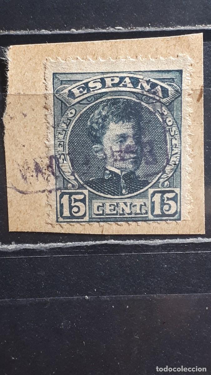 Sellos: ESPA&Ntilde;A. BARCELONA. FECHADOR..A&Ntilde;O 1901. EDIFIL 244