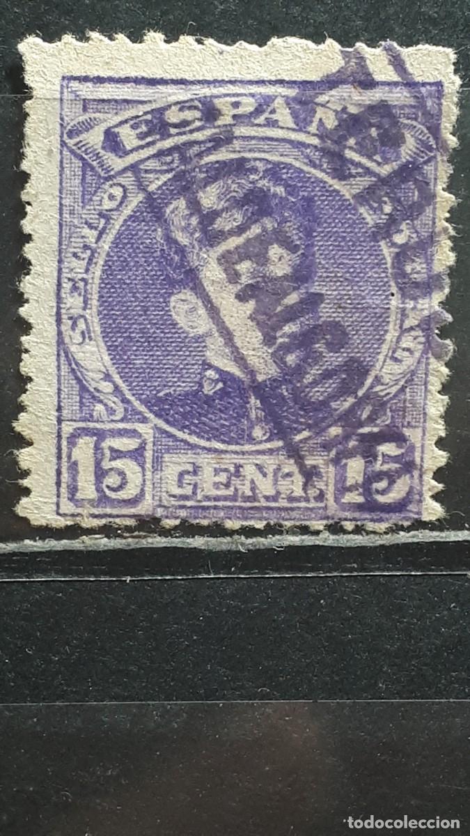 Sellos: ESPA&Ntilde;A. MATASELLOS DE CARTERIA. TERUEL - VALDEALGORFA. A&Ntilde;O 1901. EDIFIL 246