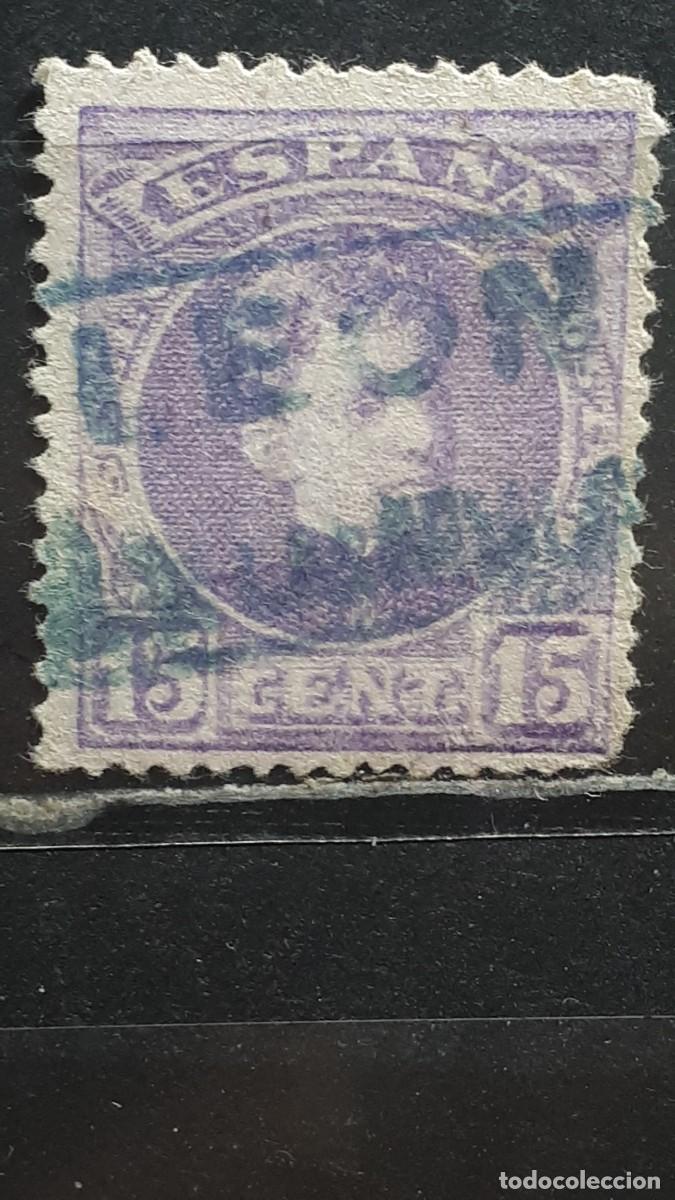 Sellos: ESPA&Ntilde;A. MATASELLOS DE CARTERIA. LE&Oacute;N . A&Ntilde;O 1901. EDIFIL 246