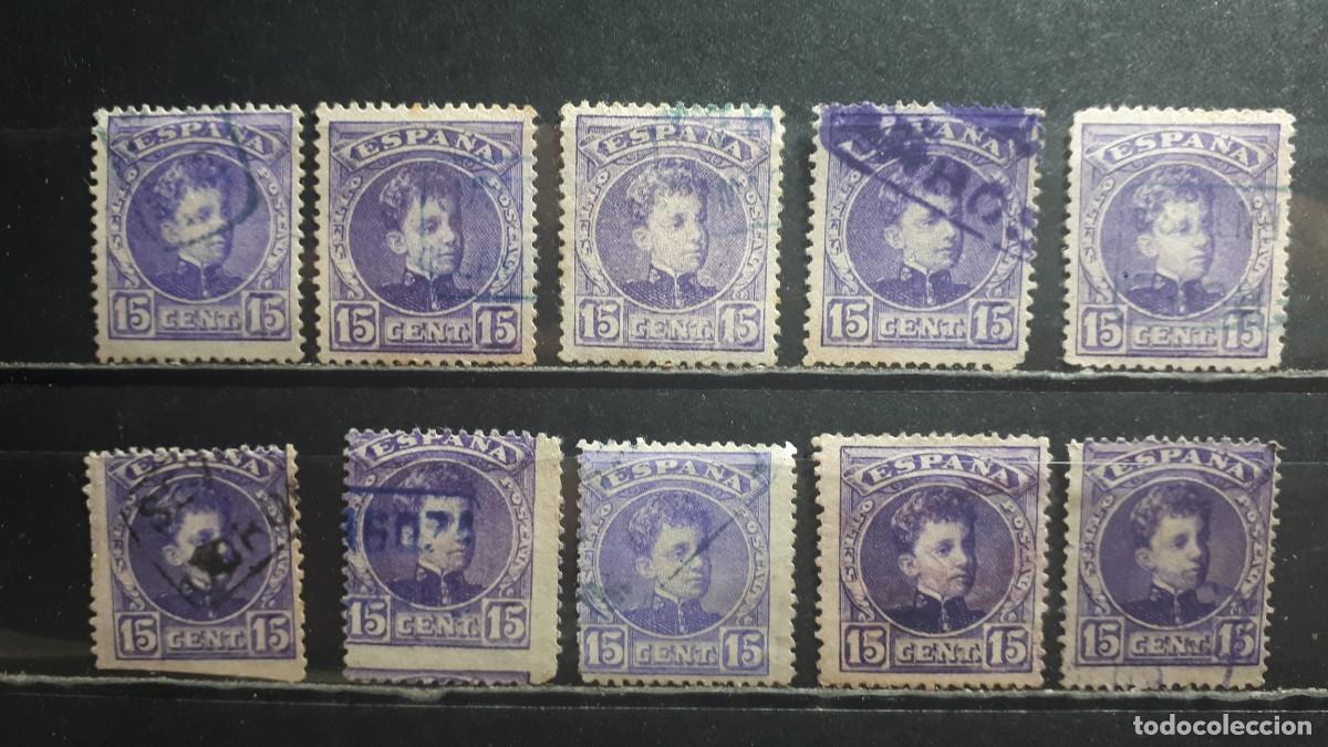 Sellos: ESPA&Ntilde;A. MATASELLOS DE CARTERIA. A CATALOGAR A&Ntilde;O 1901. EDIFIL 246