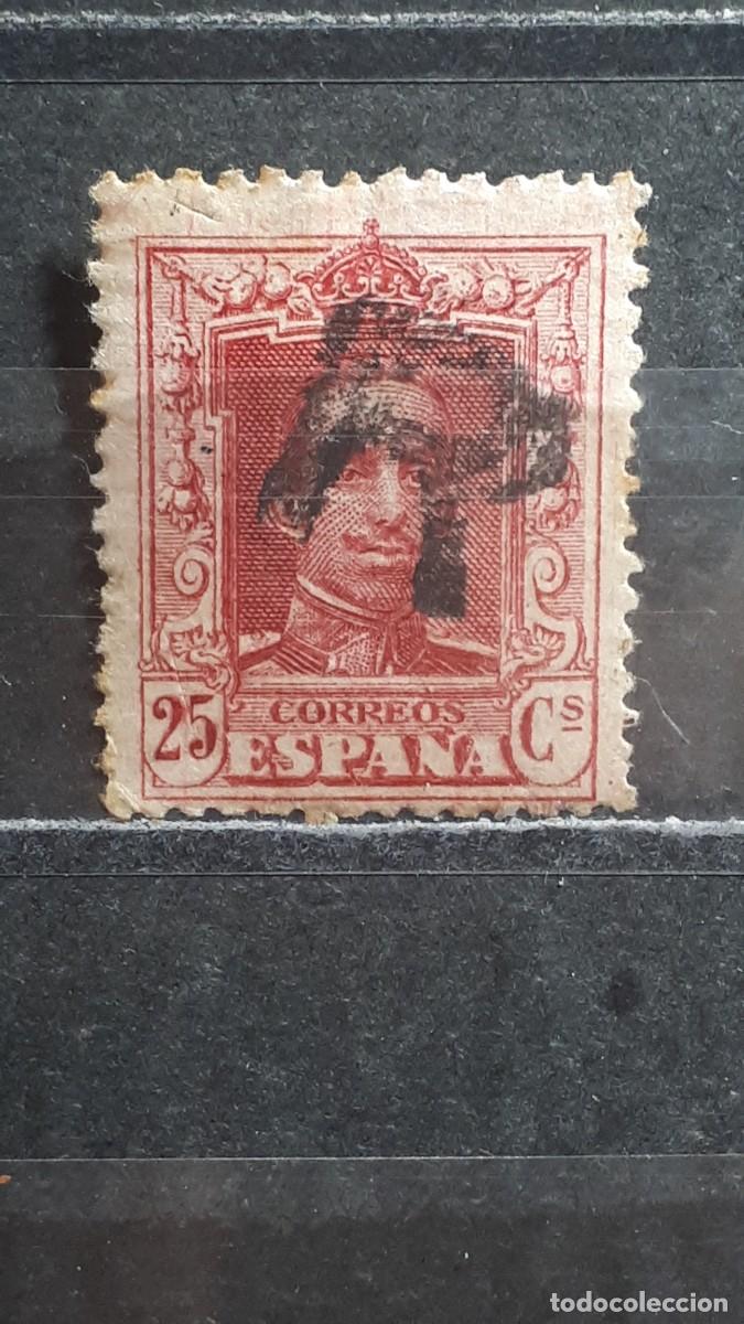 Sellos: ESPA&Ntilde;A. Matasellos certificado recomendado.. A&Ntilde;O 1922. Edifil 317