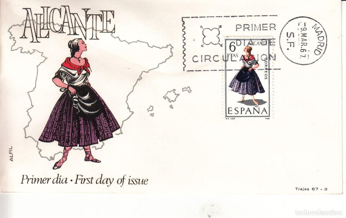 Sellos: SOBRE: 1967 MADRID. ALICANTE
