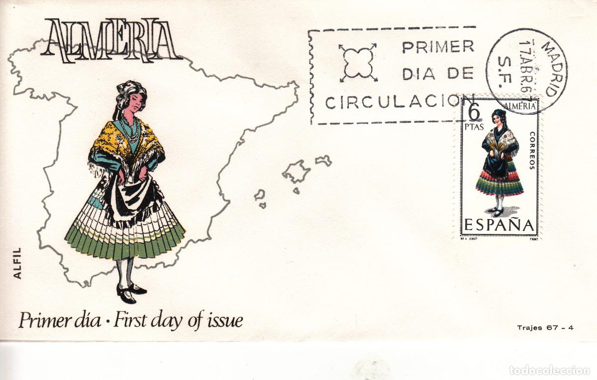 Sellos: SOBRE: 1967 MADRID. ALMERIA