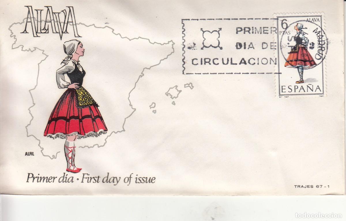 Sellos: SOBRE: 1967 MADRID. ALAVA