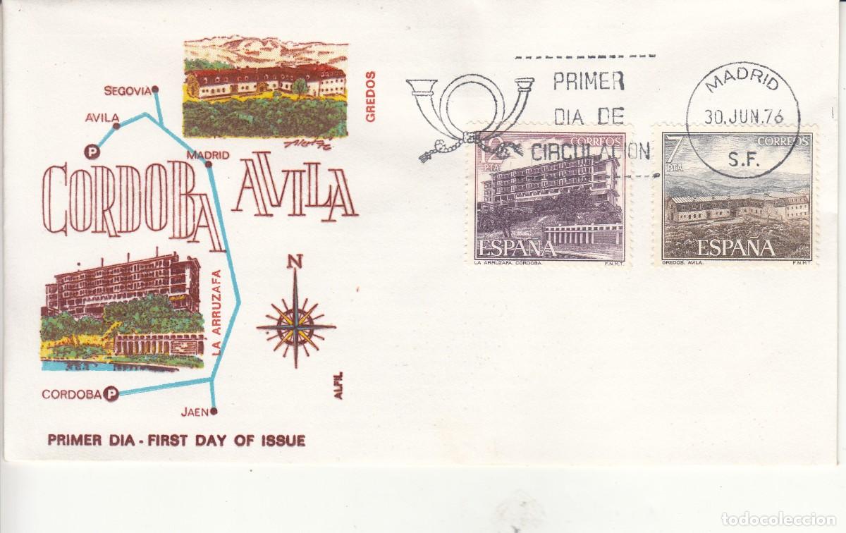 Sellos: SOBRE: 1976 MADRID. CORDOBA - AVILA