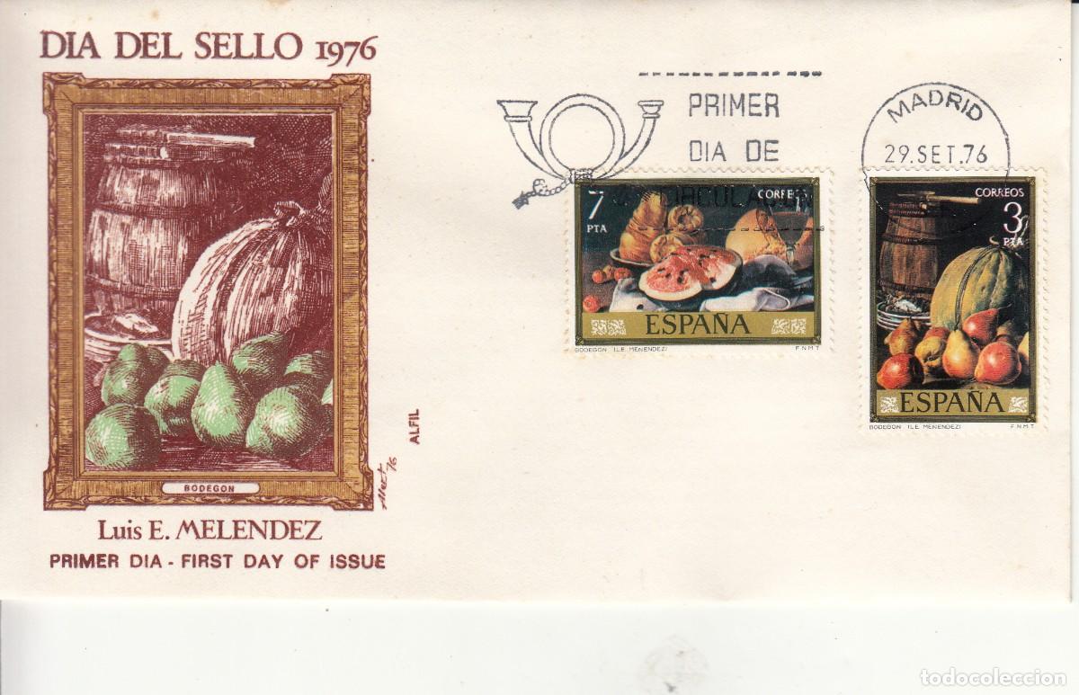 Sellos: SOBRE: 1976 MADRID. DIA DEL SELLO