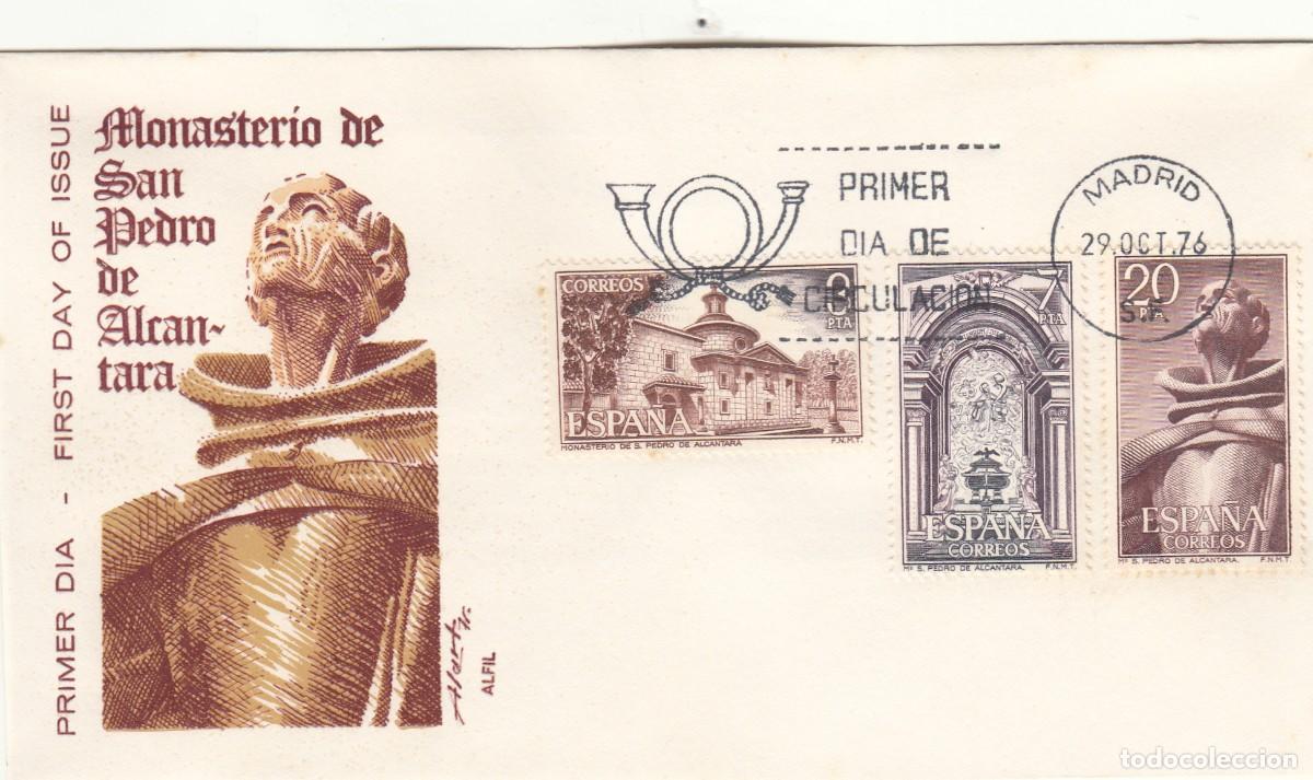Sellos: SOBRE: 1976 MADRID. MONASTERIO DE SAN PEDRO DE ALCANTARA
