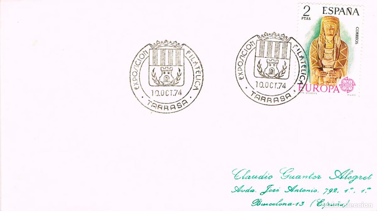 Timbres: A&Ntilde;O 1974, TARRASA, EXPOSICIO, SU ESCUDO