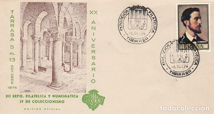 Timbres: A&Ntilde;O 1974, TARRASA, EXPOSICIO, SU ESCUDO, EDICION OFICIAL