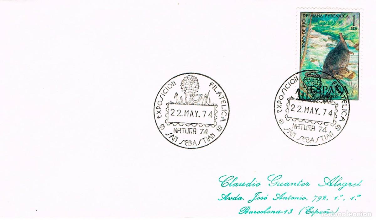 Sellos: A&Ntilde;O 1974, SETAS: MATACANDIL, MATASELLOS DE SAN SEBASTIAN