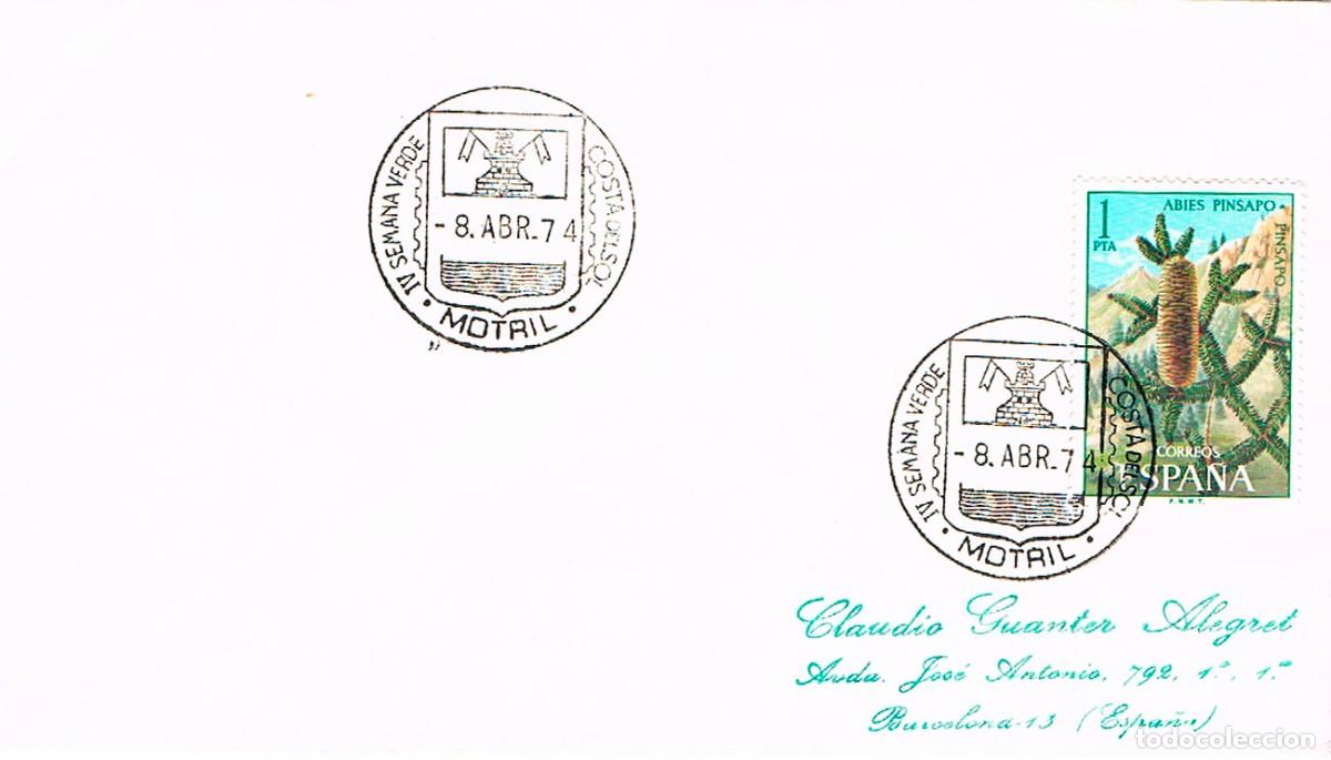 Sellos: A&Ntilde;O 1974, MOTRIL (GRANADA), SEMANA VERDE DE LA COSTA DEL SOL