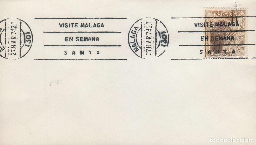 Sellos: A&Ntilde;O 1974, MALAGA, SEMANA SANTA DE MALAGA, RODILLO