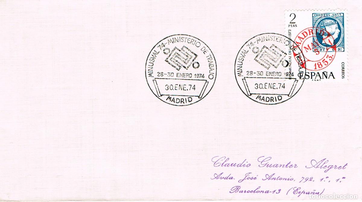 Sellos: A&Ntilde;O 1974, MADRID, MINUSVAL, CONFERENCIA INTERNACIONAL SOBRE MINUSVALIDOS