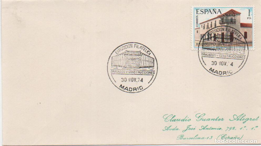 Sellos: A&Ntilde;O 1974, MADRID, EXPOSICION DE DRAGADOS Y CONSTRUCCIONES
