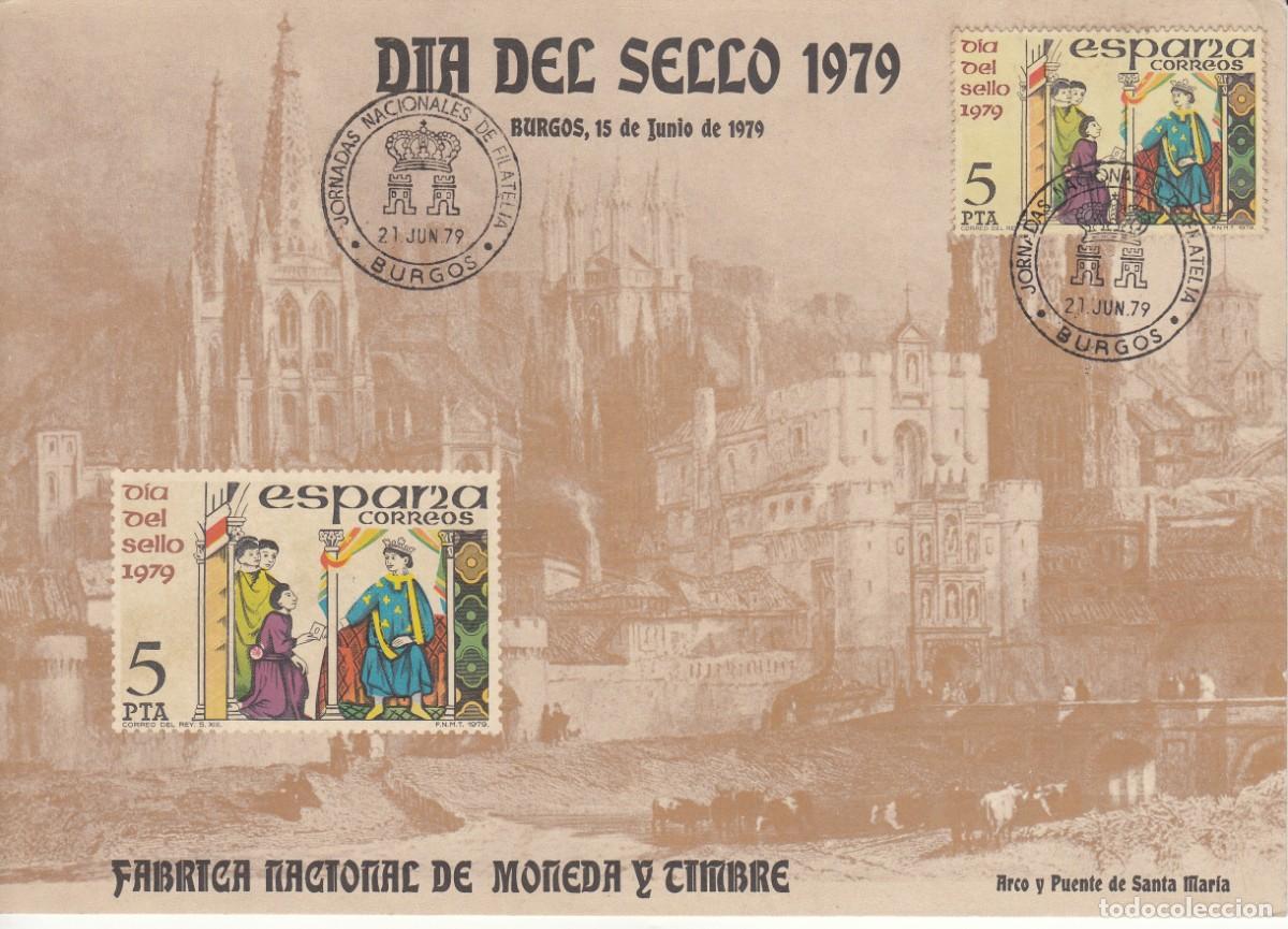 Sellos: HOJA 1979 BURGOS: DIA DEL SELLO