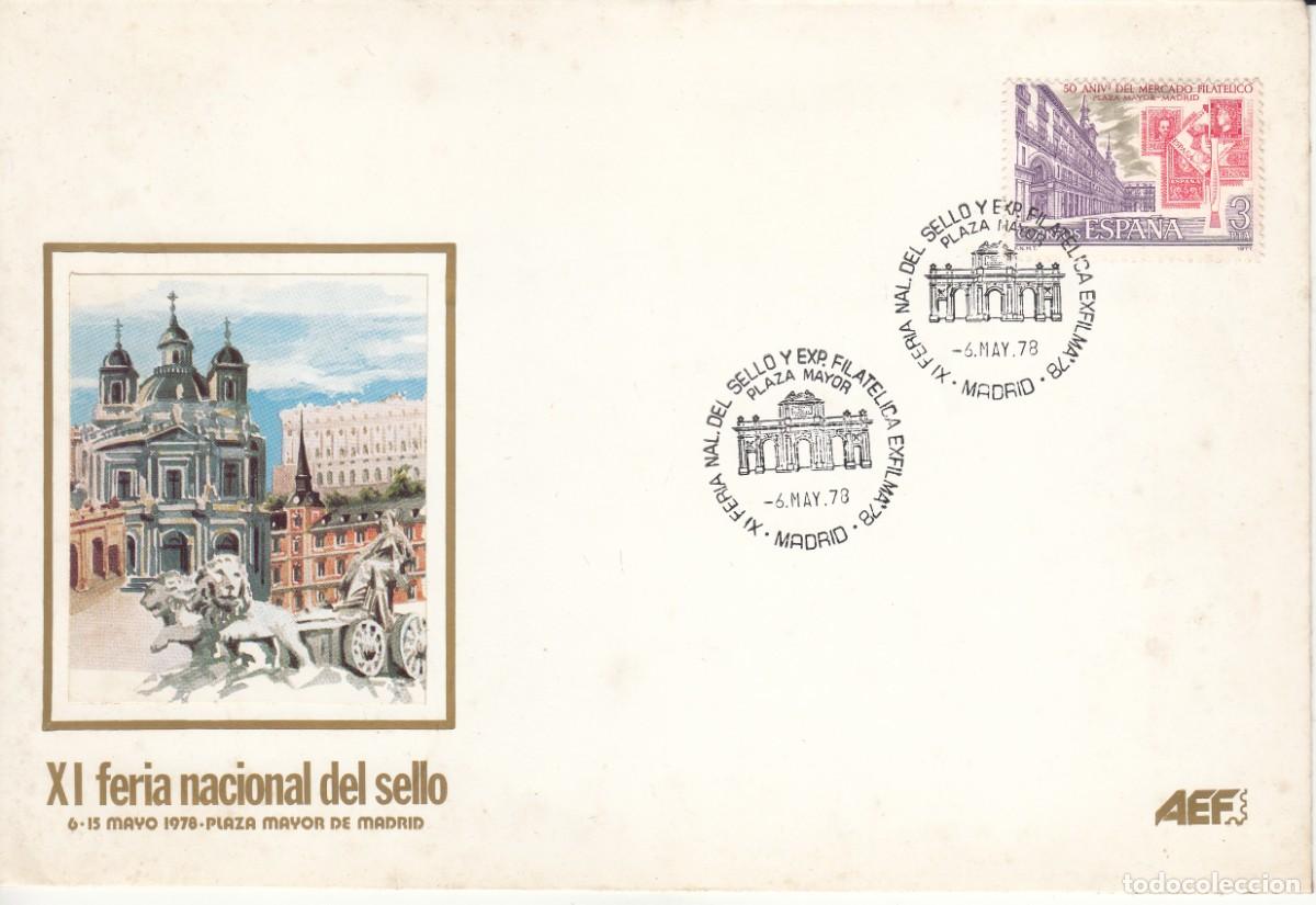 Sellos: HOJA 1978 MADRID: XI FERIA NACIONAL DEL SELLO