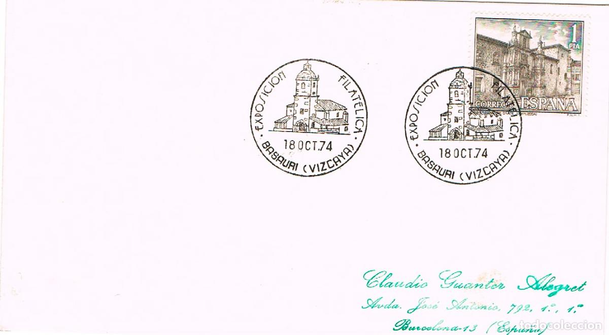 Sellos: A&Ntilde;O 1974, BASAURI (VIZCAYA), IGLESIA SAN MIGUEL ARCANGEL