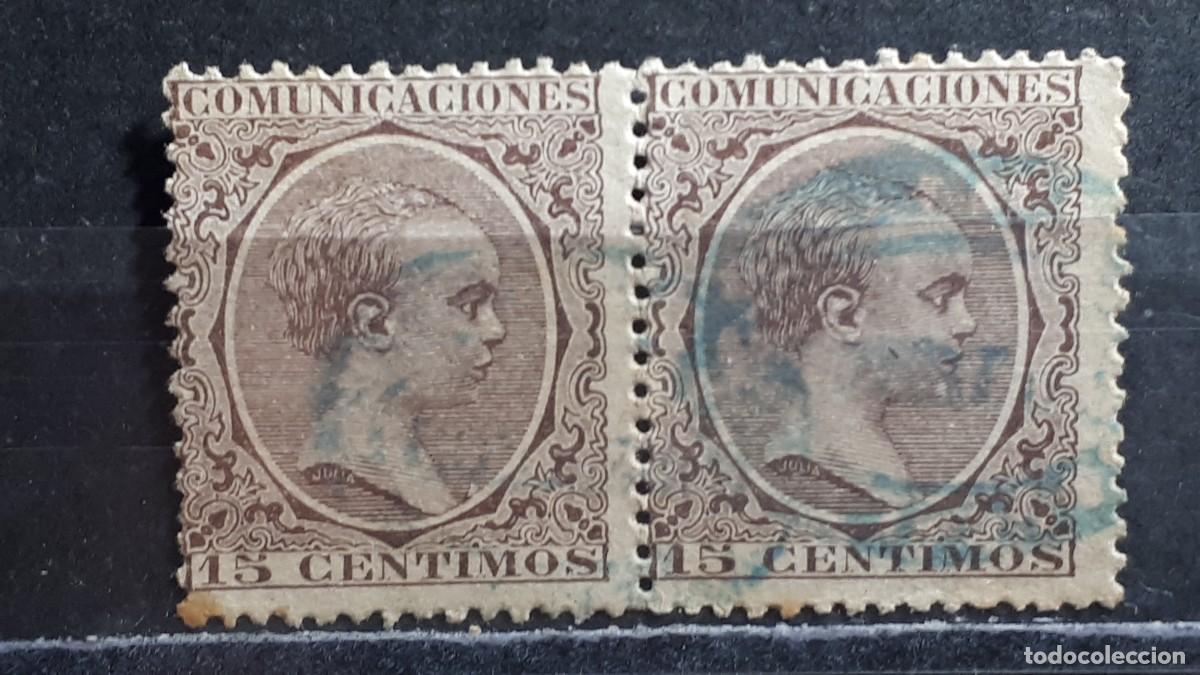 Sellos: ESPA&Ntilde;A. A&Ntilde;O 1889. &deg;. Matasello de CARTERIA.. Edifil 219