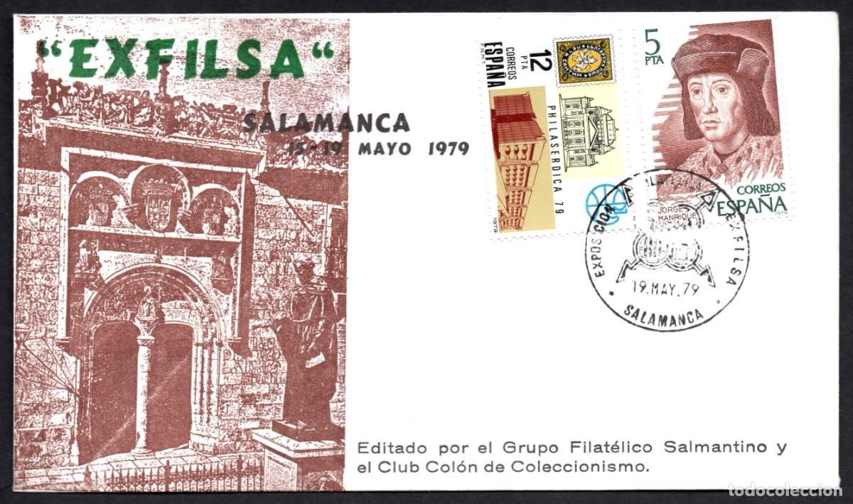 Sellos: SOBRE CONMEMORATIVO EXFILSA 79 - SALAMANCA