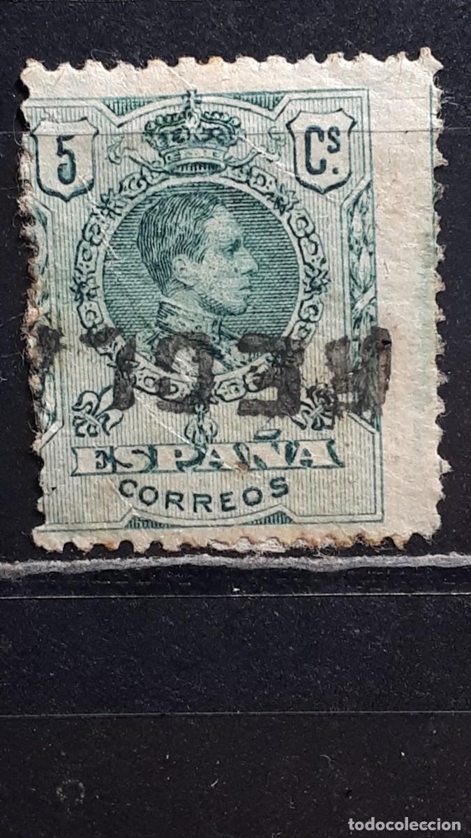 Sellos: ESPA&Ntilde;A. A&Ntilde;O 1909. MATASELLO &rdquo; RECLAMADO&rdquo;. EDIFIL 268