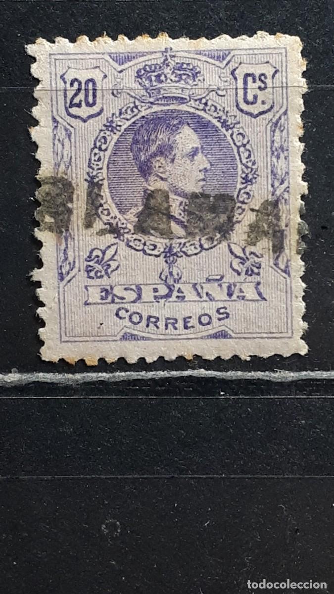 Sellos: ESPA&Ntilde;A. A&Ntilde;O 1909. MATASELLO &rdquo; RECLAMADO&rdquo;. EDIFIL 273