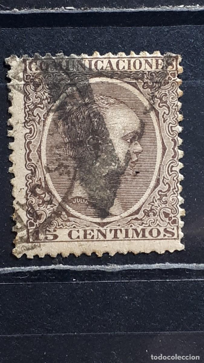 Sellos: ESPA&Ntilde;A. A&Ntilde;O 1889-1901. MATASELLO &rdquo; A &rdquo;. JACA. EDIFIL 219