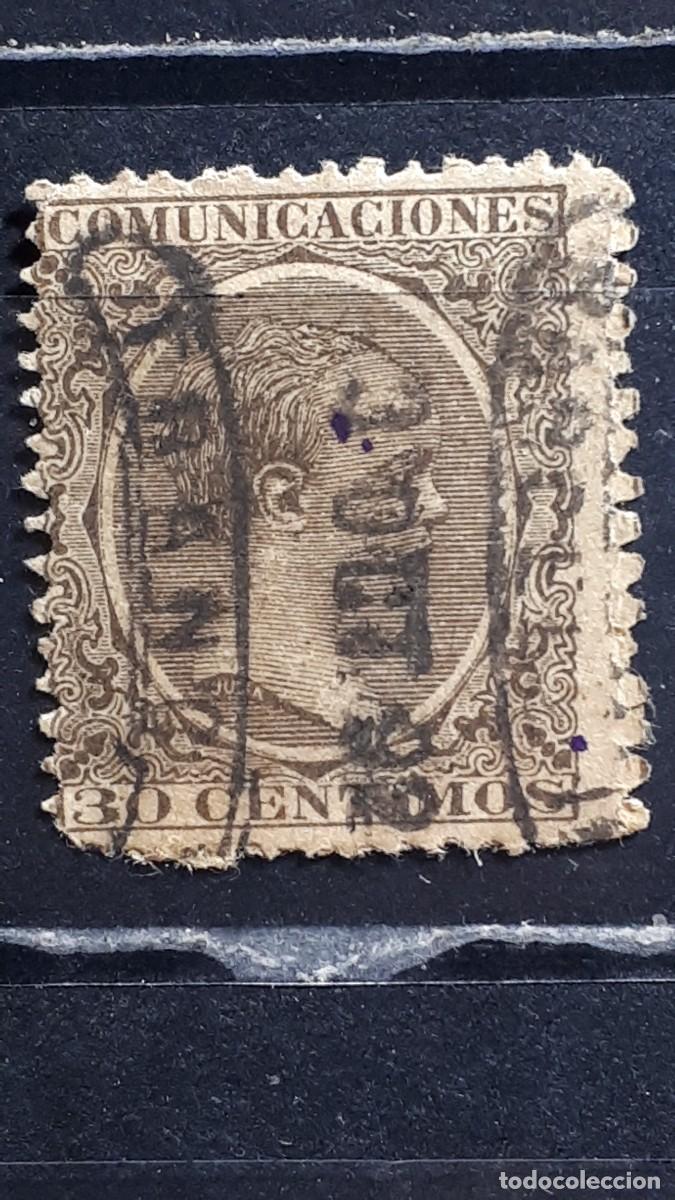 Sellos: ESPA&Ntilde;A. A&Ntilde;O 1889-1901. CARTERIA. Barcelona- Francia EDIFIL 219