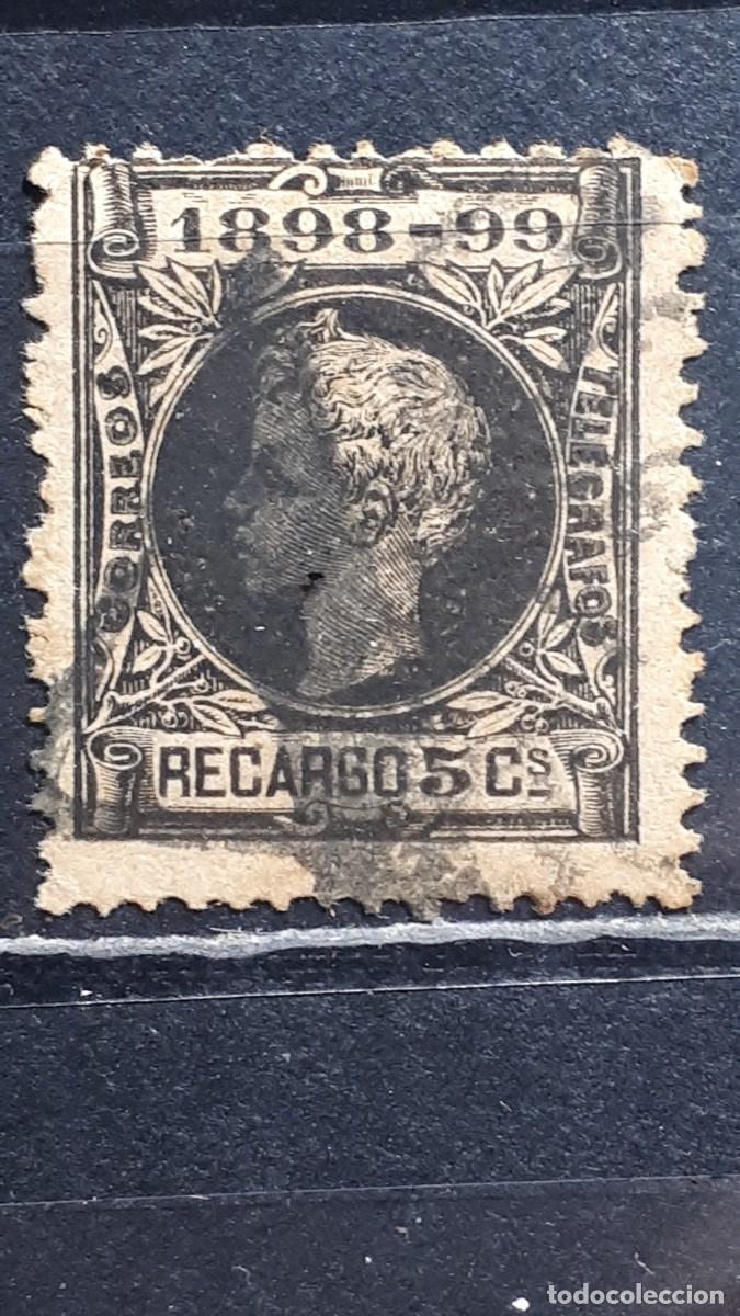 Sellos: ESPA&Ntilde;A. A&Ntilde;O 1898. MATASELLO. &rdquo; A &rdquo;. JACA. EDIFIL 240